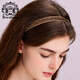 Royal sasa royal sasa hair accessories hair hoop headband hairpin fabric imitation crystal hair clip
