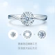 Zokay Diamond Ring White 18K Gold Six-claw Diamond Ring Snowflake Style Car Flower Twist Arm Design Showing Diamond Marriage Proposal Ring Female W0684820 DE/SI12#