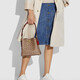 蔻驰（COACH）23新款 Willow 系列水桶包中号女士时尚气质单肩手提包可斜跨 C3890 Brass/Tan Rust