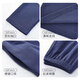 Langsha men's pajamas men's spring and autumn cotton long sleeves can be worn on the outside round neck pullover home clothes loose and simple two-piece set