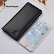Тихие щенки мужской кошелек Cow -Hide Casual Wallet Long Walle