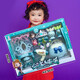 
Children's simulated kitchen tableware small appliance supermarket set big gift box play house toy training gift 9905 storage bag big gift box red and blue random