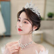First encounter with crown veil tiara, bridal hair accessories, proposal, certificate, wedding diamond gift box set, crown wedding dress for women, adult crown veil gift box