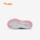 Zapatillas para niñas de anta para niños 2024 botón de mando de cuero de malla de otoño e invierno de otoño e invierno más zapatos de algodón de terciopelo [para niños regulares] negro/blanco/azul/rosa 9904-1 tamaño 30