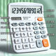 
Qixin 837 Calculator for office accounting solar energy for students for university finance small portable dual power commercial computer equipment stationery office supplies large size [Indigenous green] dual power battery TMC-837
