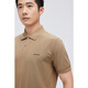 
Seven Wolf Short Sleeve T-shirt New Year Summer Breathable Comfort Lapel POLO Business Casual Men's T-shirt Top 701 (Khaki) XL 175/92A