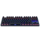Rapoo V500PRO-87 mechanical keyboard Wired wireless home office e-sports game Full key without impact PBT injection molding keycap V500PRO-87 multi-mode [tea shaft]