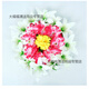 Tomb Sweeping Day wreath, simulated lily plastic flower memorial decoration, cemetery fake flower, chrysanthemum, tomb-sweeping wreath, lily wreath pink