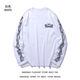 Cool Chapter (KUZHANG) European and American trendy high street long-sleeved T-shirt men's trendy ins couples hip-hop style loose street autumn clothes base shirt 679 black M