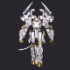 Xiaoluban Pacific Rim Mech Building Block Deformation Robot Modelo de ensamblaje Compatible con LEGO Boy Day's Toy Regalo de juguete White Slot Mech [679 Gránulos]