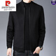 Pierre Cardin High-End Men's Wool Woolen Jacket Short Casual Baseball Collar Autumn and Winter Men's Clothing 2025 Men's Woolen Jacket Gray L 175