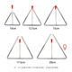 
Xingbeixiang Triangle Iron Musical Instrument Children's Primary School Students Kindergarten Professional Percussion Instrument Orf Triangle Bell Thickened Triangle Iron 4 inches (side length 10cm)