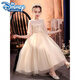 Disney (Disney) Mädchenkleid Geburtstag Kinderklavier Performance Kleid Mädchen High-End-Kinderhochzeit Abendkleid Prinzessin Rock Gastgeber 683 Burgundy Net Sleeves [+ Crown] 160 cm