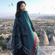 Hanqi Tibet Qinghai Tourism Cloak Shawl Women's Scarf Dual-purpose Thickened Nepalese Ethnic Air Conditioning Shawl Women's Exterior Class Classic Short Beard Style