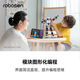 Lesen Robot Children's Intelligent Robot Assistant Children's Birthday Gift Programming Learning Toy Gift AI Intelligent Robot Star Scout K1 [Pure White]