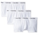 Calvin Klein/凯文克莱男士短内裤平角裤棉舒适3条装四角裤套装礼物BJ NB1289-902 Black/Cobalt w XL