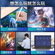 New tablet computer 16+1TB large memory online classes office games Snapdragon 888 full Netcom 5G smartphone top version Dream Blue丨free leather case+Bluetooth keyboard 16+1TB 5G full Netcom+free trial