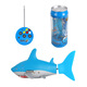 
Dubihuang remote control submarine mini simulation shark yacht long distance remote control fish tank water tank children water toy 10cm black blue shark