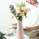 Kedi Nordic Plastic Jarrón Arreglo Flower Tulips Morandi Imitación Mesa de comedor de cerámica encimera Internet Celebrity Ornnaments Pequeños dormitorio 3524 Blanco