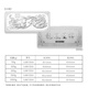 BOC Billion Gold Pure Silver 9999 Pure Silver Investment Silver Bar Silver Brick Silver Ingot Silver Nugget Broken Silver Collection Stored Value for Birthday Gift Pure Silver Dragon and Phoenix Silver Bar 50g