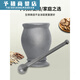 Cast iron tamping jar, nest-to-nest punching cylinder, mortar, pestle, cylinder, mortar, mortar, grinder, pepper grinder, WL vegetable oil medium size