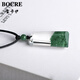 Baokai Rare and High-quality Natural Green Ghost Pendant Men and Women's Safety and Fallen Brand Green Ghost Ceramic Pendant Men 13781 Wealthy Ghost Ceramic Pendant