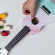 
High-value ukulele beginners, students, adults, females and internet celebrities can play small guitars 23-inch graffiti purple standard version