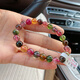 
DR GRAFFCARNY One thing one picture 9MM natural Brazilian old material tourmaline bracelet round bead string rich and transparent ten-year old store 9 styles 3890g 8.5MMM