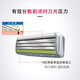 Feather FEATHER razor imported from Japan 3-layer blade men's F3 manual razor to send boyfriend to father [standard version] 1 knife holder + 2 knife head