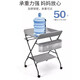 Jingeyu Baby Windelpflege Tisch tragbares Multifunktionsfaltbares Badebadwindelwechsler Touch Tisch. Bastelgrau -Hebemodell