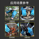定制单只左手右手创信L878双层乳胶手套劳保工作耐磨防滑防水舒适 创信L878蓝色全部左手12只 均码