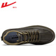 Huili offizielle Herrenschuhe Herbstschuhe Herren vielseitige Freizeitschuhe Herren kleine Lederschuhe Herren Low Top Vielseitige Sportschuhe Herrenschüler braune Farbe 1483 [bequem und weich] 42