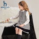 HAZZYS brand children's clothing girls' dress autumn new arrival soft, comfortable, breathable and versatile round neck fashionable vest skirt 130