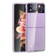 Kaicai [with inner screen film - not yellowing] suitable for Samsung folding z flip3 mobile phone case ultra-thin transparent folding screen full-inclusive anti-fall protection case Samsung z flip3 [with hydrogel film] [transparent shell - restore bare metal]