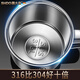 SHDO Antibacterial 316 Stainless Steel Water Cup with Cover Tea Cylinder Large Food Grade Old Fashioned Tea Cup Office Mouth Cup Small Cup Medical Grade Antibacterial 316 550ml