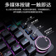 MUMRE Wrangler K200 Hand-holding Mechanical Keyboard and Mouse Set with Palm Retaining Game Peripheral Desktop Computer Laptop Office Wired External E-Sports Keys and Mouse K200 White Tea Roll Mixed Light + M5 Mouse + Headphones + Luminous Table Pad