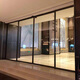Гуанчжоу распашная электрическая стеклянная дверь Huadu электронная раздвижная стеклянная дверь Qingyuan рама из нержавеющей стали стеклянная дверь светло-серого цвета