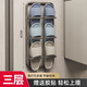 Youqin bathroom slipper rack without punching toilet storage rack, shoe storage wall-mounted door, toilet drain rack