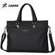 Fadelu Waterproof Waterproof Handbag Men's Briefcase Business Shoulder Messenger Bag Men's 14-inch Casual Computer Cloth Bag Black
