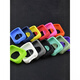 Gatuling Watch Protection Bicycle Riding Silikonabdeckung Temperierter Film geeignet für Garmin -Katzenohren Schwarzer Edge540/840 Schutz