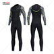 Zailu quick-drying large size swimsuit sun protection surfing wetsuit for men and women motorboat one-piece snorkeling wetsuit for hot springs black white flower sleeves for men - front zipper D03007 XS XS