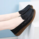 Meisiniao (Meisiniao) Frauenschuhe für Sommer-Mutterschuhe weiche Sohle Kuhlattenschuhe bequeme Mitte des mittleren und älteren Einzelschuhe Nicht-Schlupf-Rindfleisch-Sehnen-Rindfleischschuhe für Frauen 826 Beige (ausgehöhlt) 37