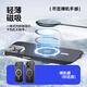 品胜 适用苹果15ProMax手机壳iPhone15ProMax磁吸壳MagSafe无线充电防摔冰川纹理亲肤保护套 磨砂黑