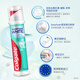 高露洁（Colgate）【孙颖莎同款】欧洲进口密泡美白直立按压泵式牙膏100ml*3去渍