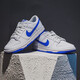 Nike (Nike) Dunk Low's Chaussures Chaussures décontractées Retro Low Top Chaussures Sports Chaussures Panda Black and White DD1391-100 DV0831-104 BLUE AND BLANC 43