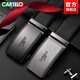 Cartelo Men's Belt Genuine Leather 2024 NUEVO CINTURO NEGOCIO CORTULAR TOP COWNHIDE Belt Men TD684 Dark Black 110cm