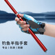 Xionghuo Fishing Gloves Ice Silk Lua Gloves Sun Protection Anti-Slip Rock Fishing Sea Fishing Gloves Ink Printed Ice Silk Half Finger Gloves L Size