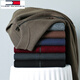 
Tommy Hee Kelly 100% Wool Knit Cardigan Men's Jacket 2024 Autumn and Winter Casual Loose Wool Knit Sweater Medium Gray 105