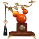 Yunya Ruyi Persimmon Nuevo gabinete de la sala de estar de estilo chino Adornos de vinos Light Luxury Office Decoration House Moving New Home Gift Ruyi Gourd Ornnnnnaments [Caja de regalo]