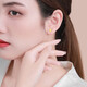 Trendy Acer Gourd Pure Gold 5G gold earrings, light luxury and high-end, give your girlfriend a birthday gift. Priced. One pair is about 0.95g.